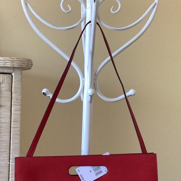 MK Leather Tilda Red Clutch ❤️❤️ NWT - Picture 3 of 10